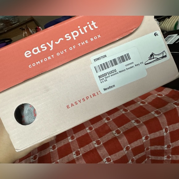 Easy Spirit womens Motion Leather Oxfords, Navy 410, 8.5 US - Picture 8 of 15